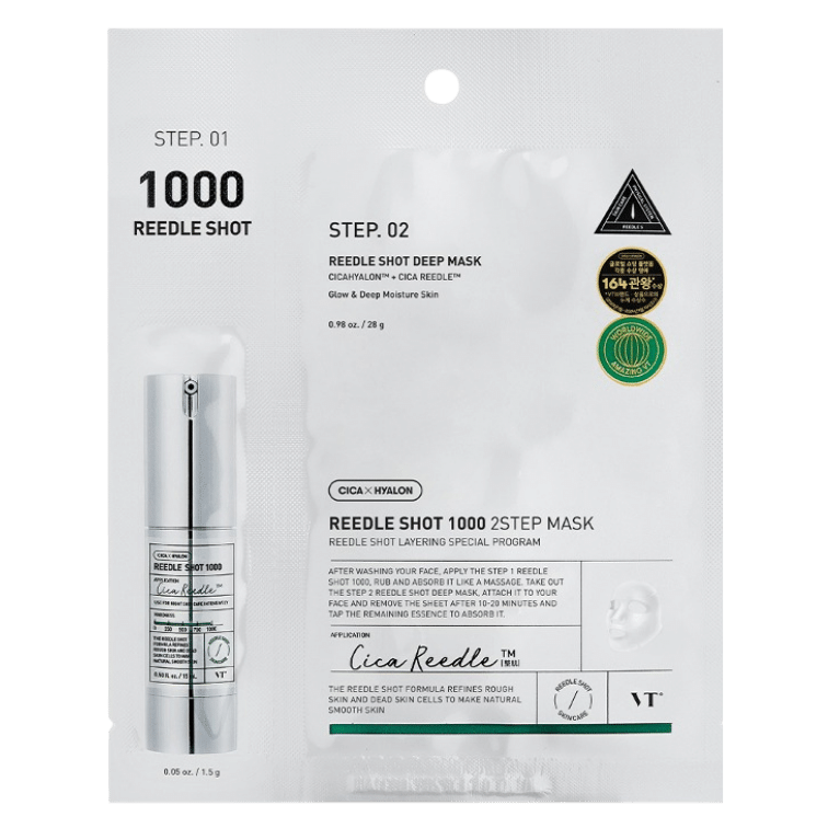 VT Reedle Shot 1000 2-Step Mask | Korean Skincare in Canada – shopdama
