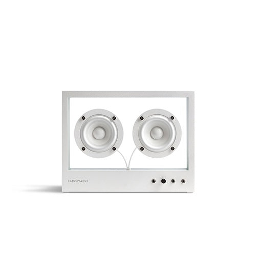 TRANSPARENT SPEAKER SMALL ホワイト W268×H203mm - YAMAGIWA OnlineStore
