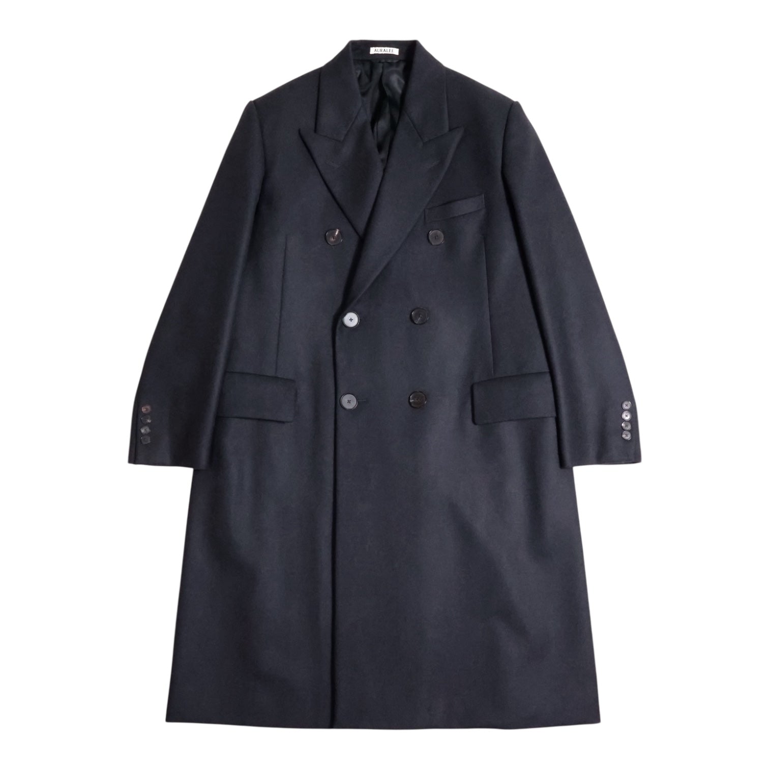 AURALEE 「LIGHT MELTON CHESTERFIELD COAT / DARK CHARCOAL」 – SISTER