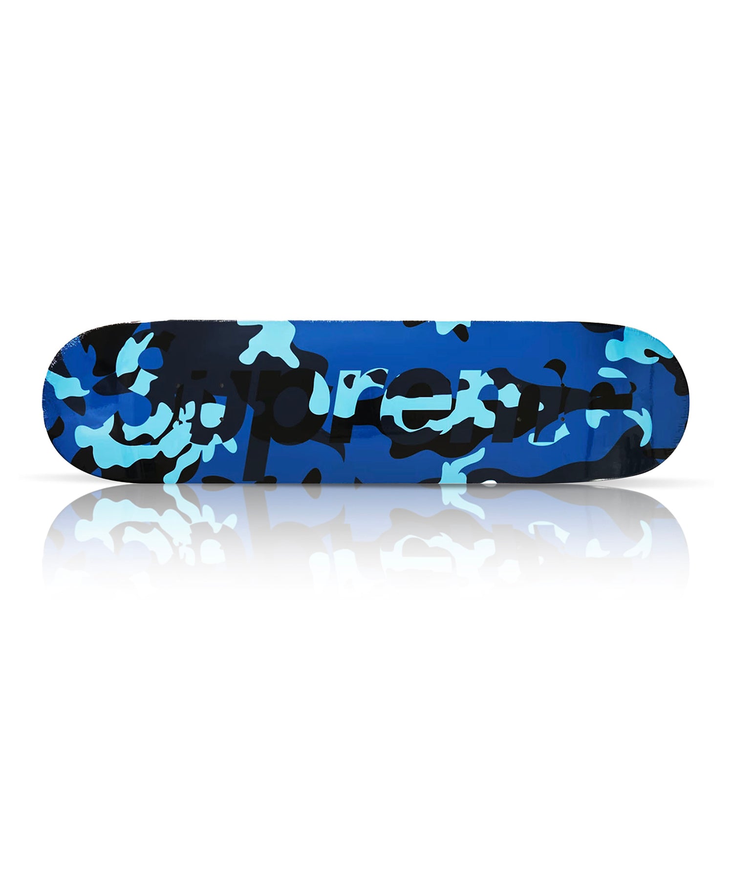 SUPREME 'Camo Logo' (2019) Skateboard Deck (blue) – Sk8 Of The Art