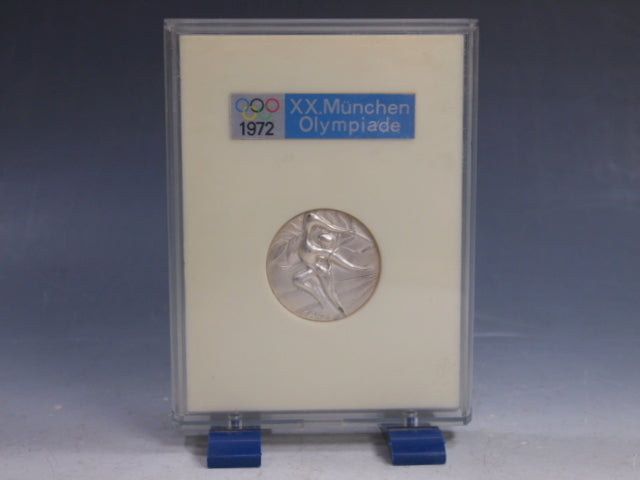 1972年 ミュンヘンオリンピック 記念銀メダル 岡本太郎 – smileantiques