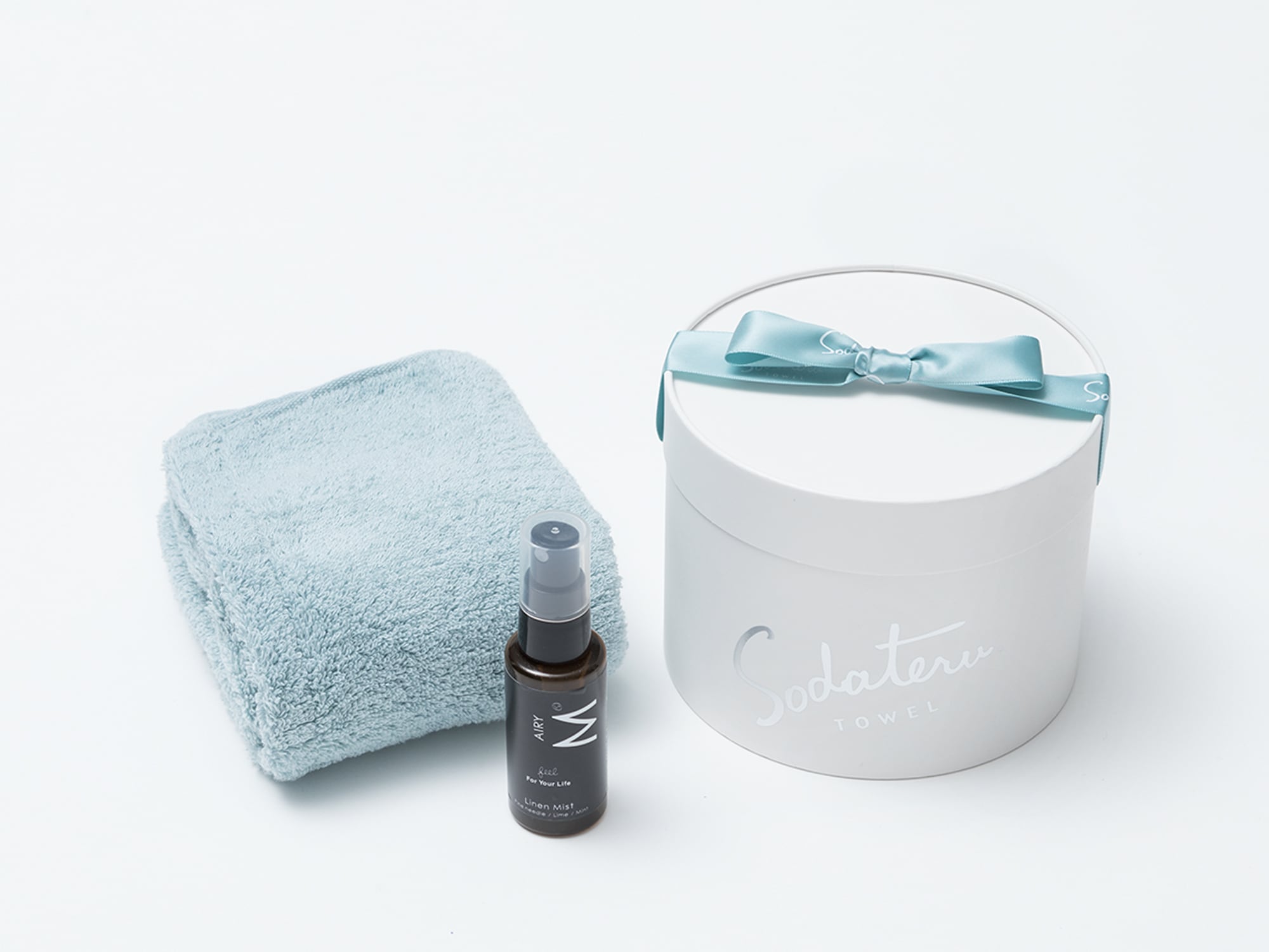 feel〈fresh morning〉フェイスタオル+リネンミスト ギフトセット
