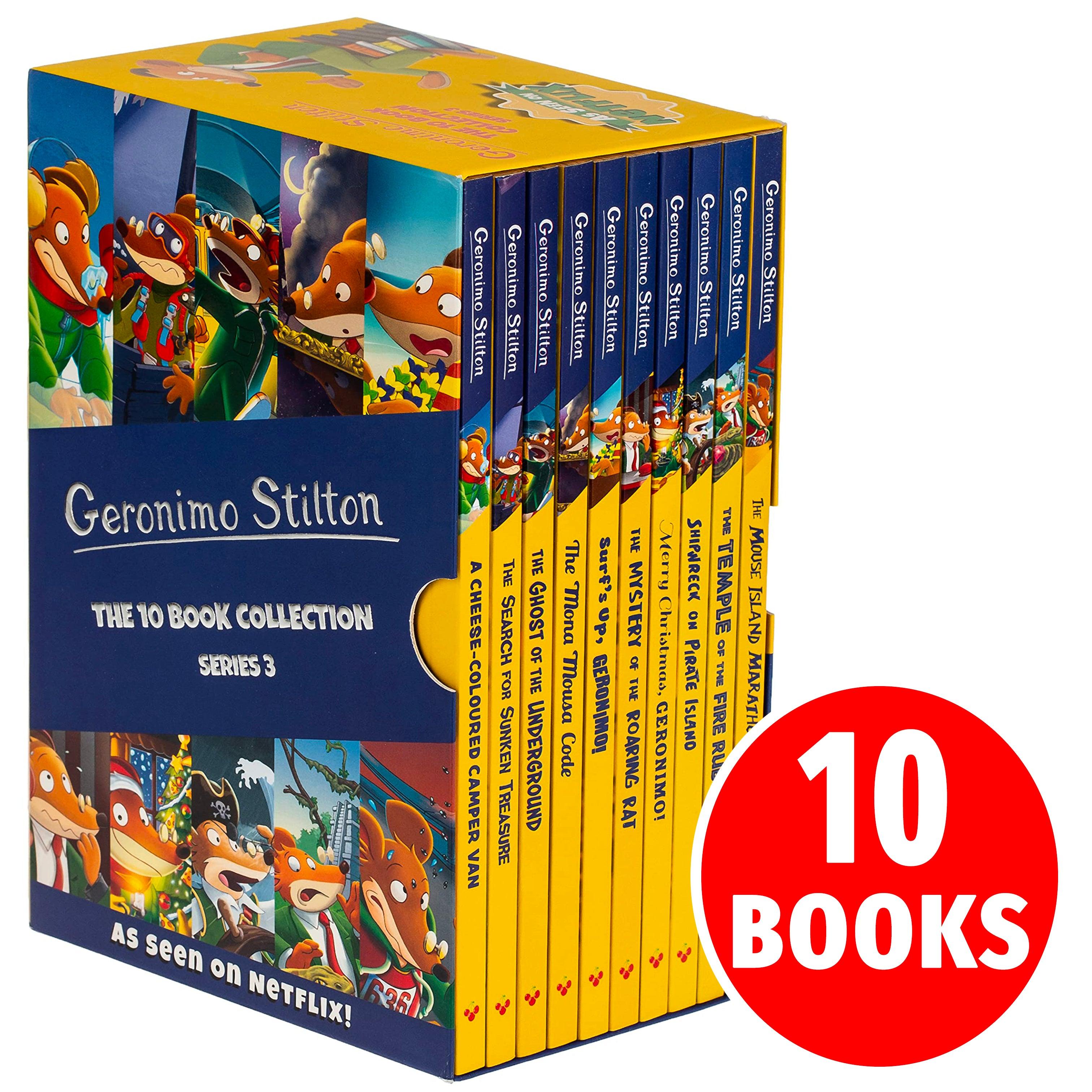 Geronimo Stilton 10 Book Collection Series 3 Box Set