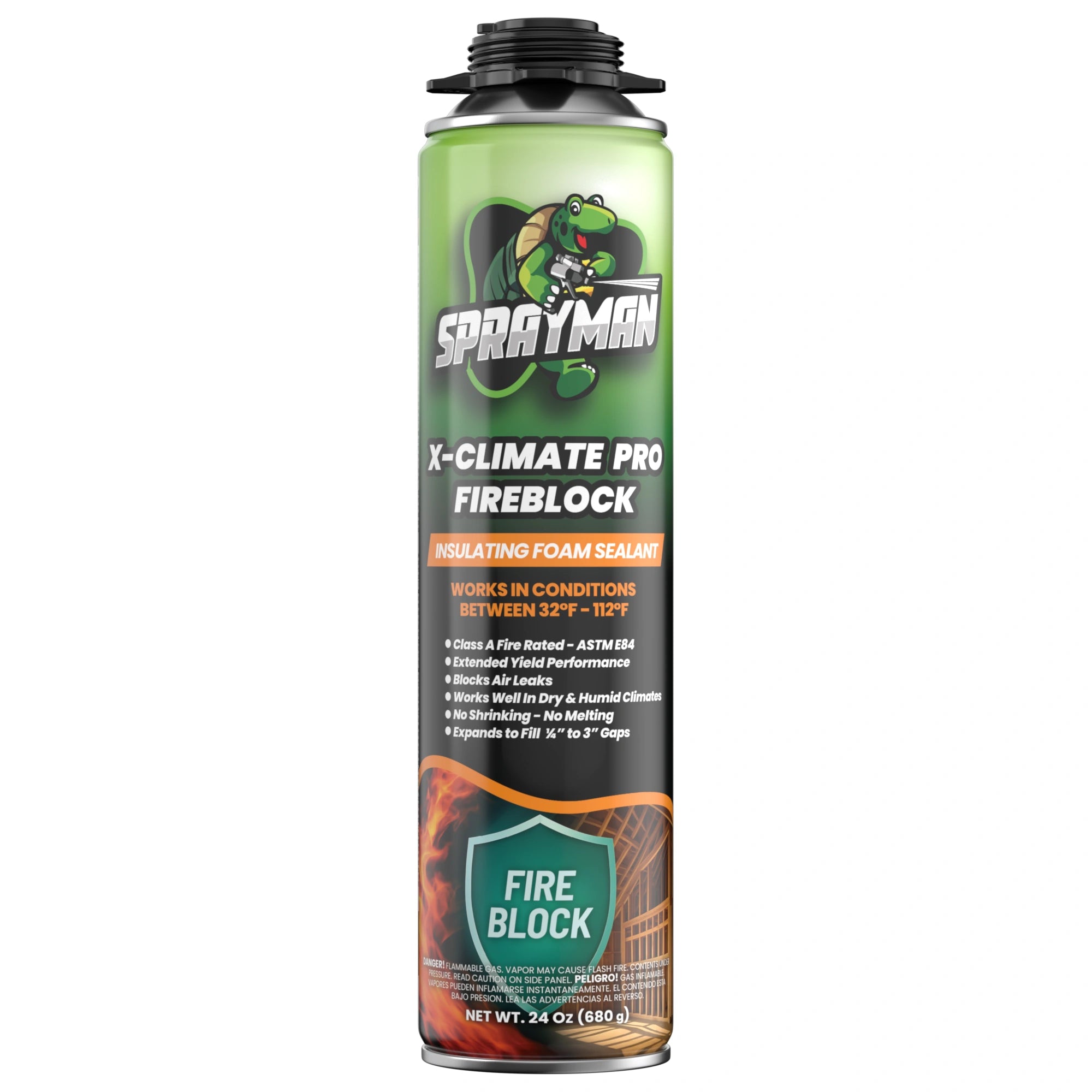 X-Climate Pro Fire Block Foam Sealant | Air-Sealing Fire Block