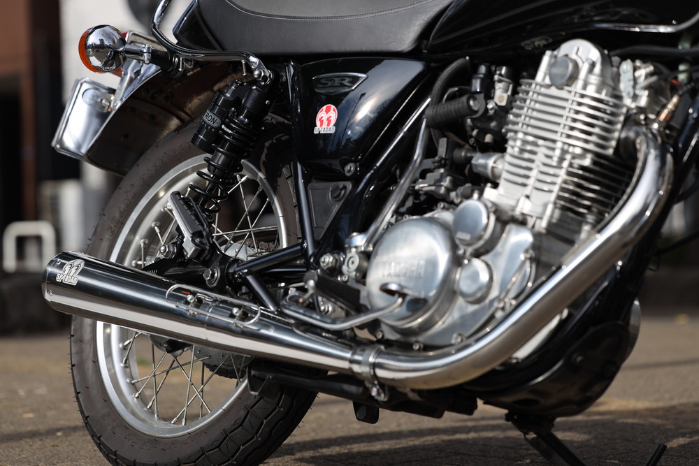 2017 SR400 (EBL-RH03J) POWERBOX サイレンサー［政府認証マフラー