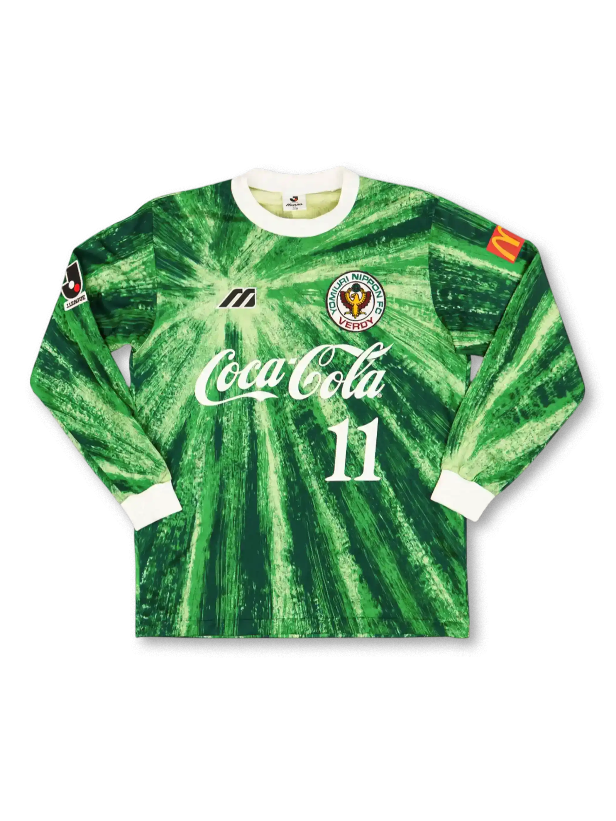 1993-94年 ヴェルディ川崎 ホーム マッチ仕様 シャツ 11番-KICKO – Kicko