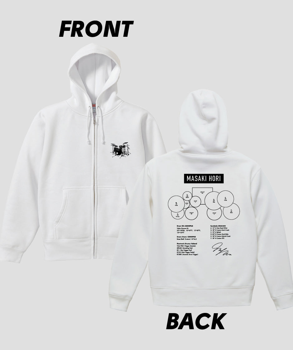 Drummer's Set Up Vol.21 堀 正輝 “Hoodie” – T-OD（株式会社リットー