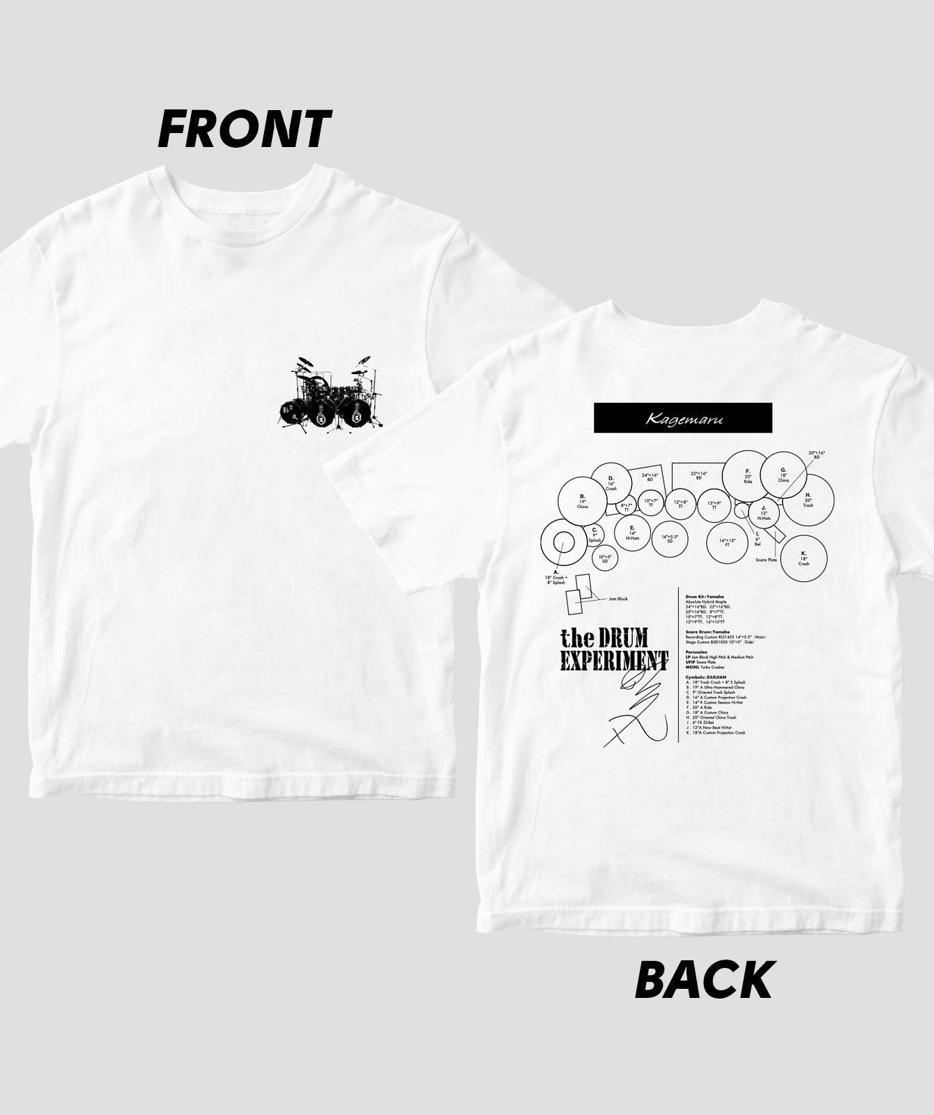 Drummer's Set Up Vol.21 影丸［-真天地開闢集団-ジグザグ］ – T-OD