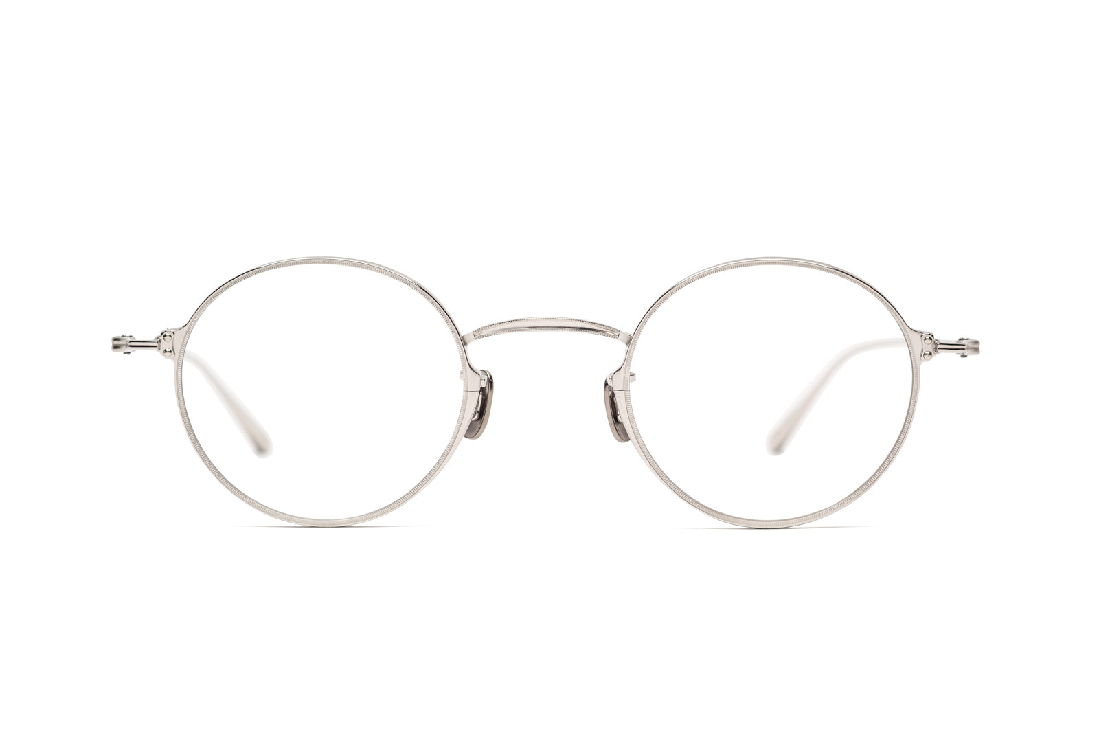 Eyevan 7285 | 186 in Silver Eyeglasses - twelvesixtynine