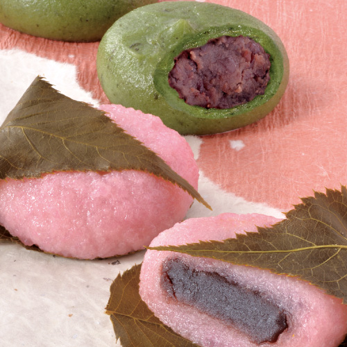 さくらもち くさもち〈期間限定〉 | 御菓子司 蛸屋