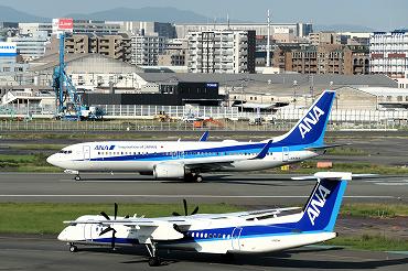 ANA（NH/ANA）その16 ボンバルディアDHC-8-300・DHC-8-400・フォッカー