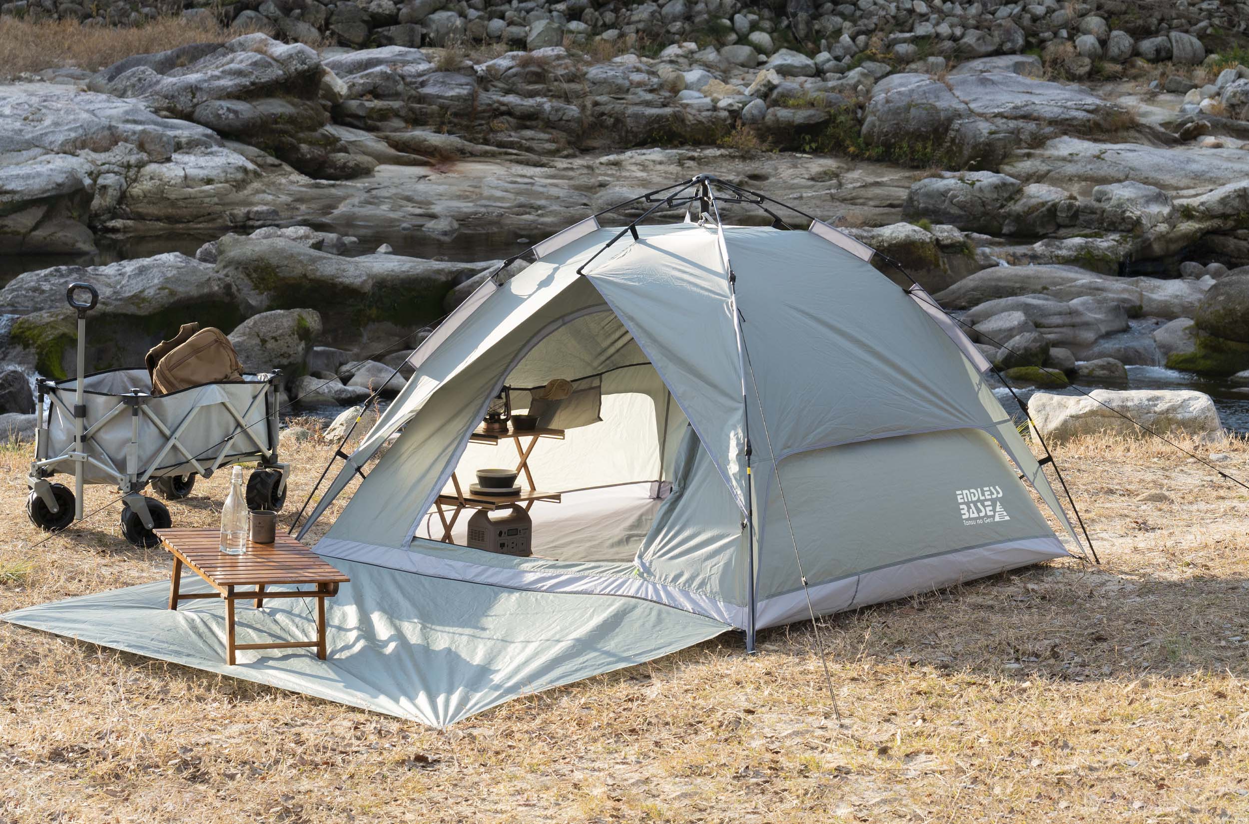 □ワンタッチドームテント新モデル発売 | タンスのゲン株式会社