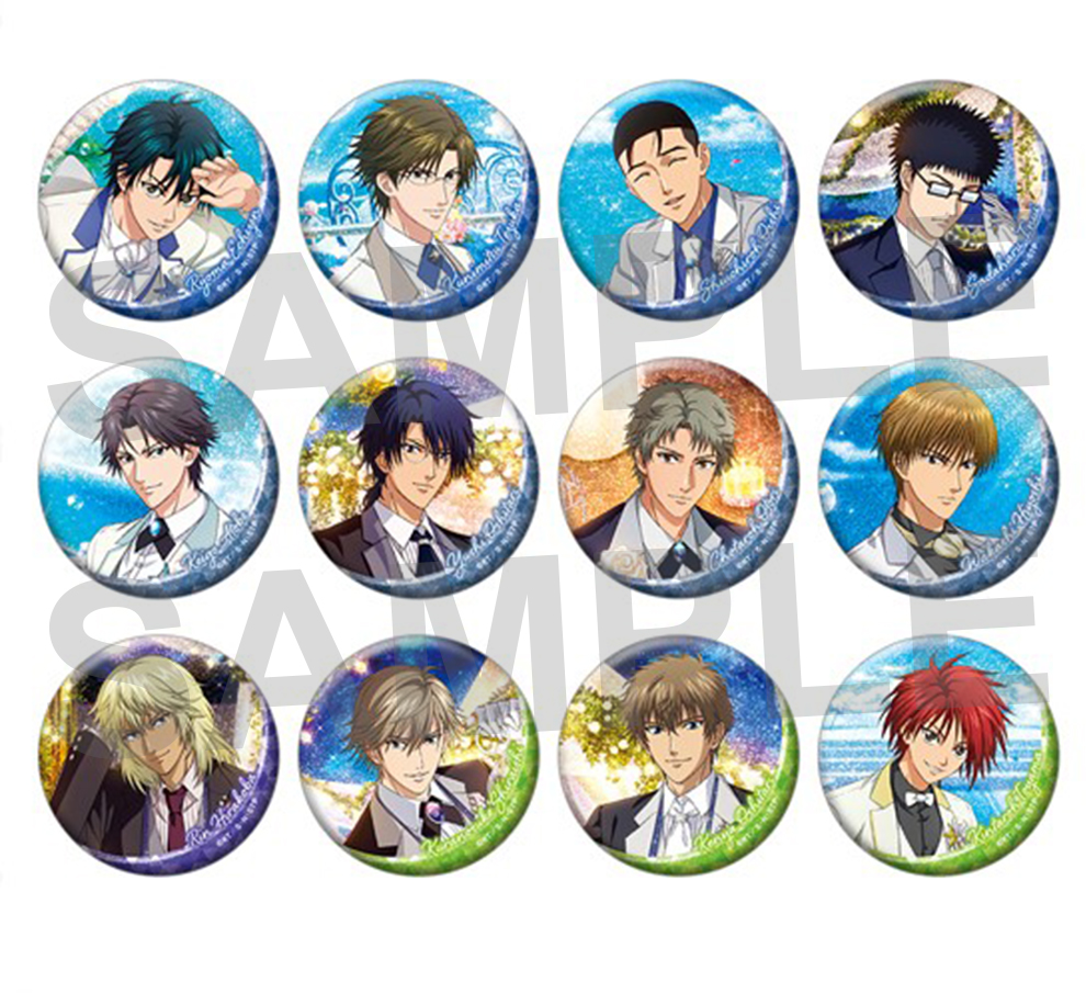 テニスの王子様 跡部景吾 BIG缶バッジ プライズ 全種コンプリート＋1