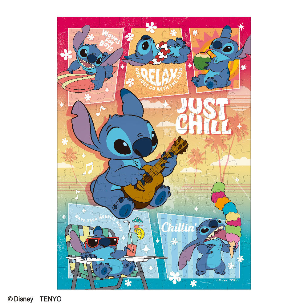 ジグソーパズル 108ピース 「気ままな生活(スティッチ)」 D-108-067