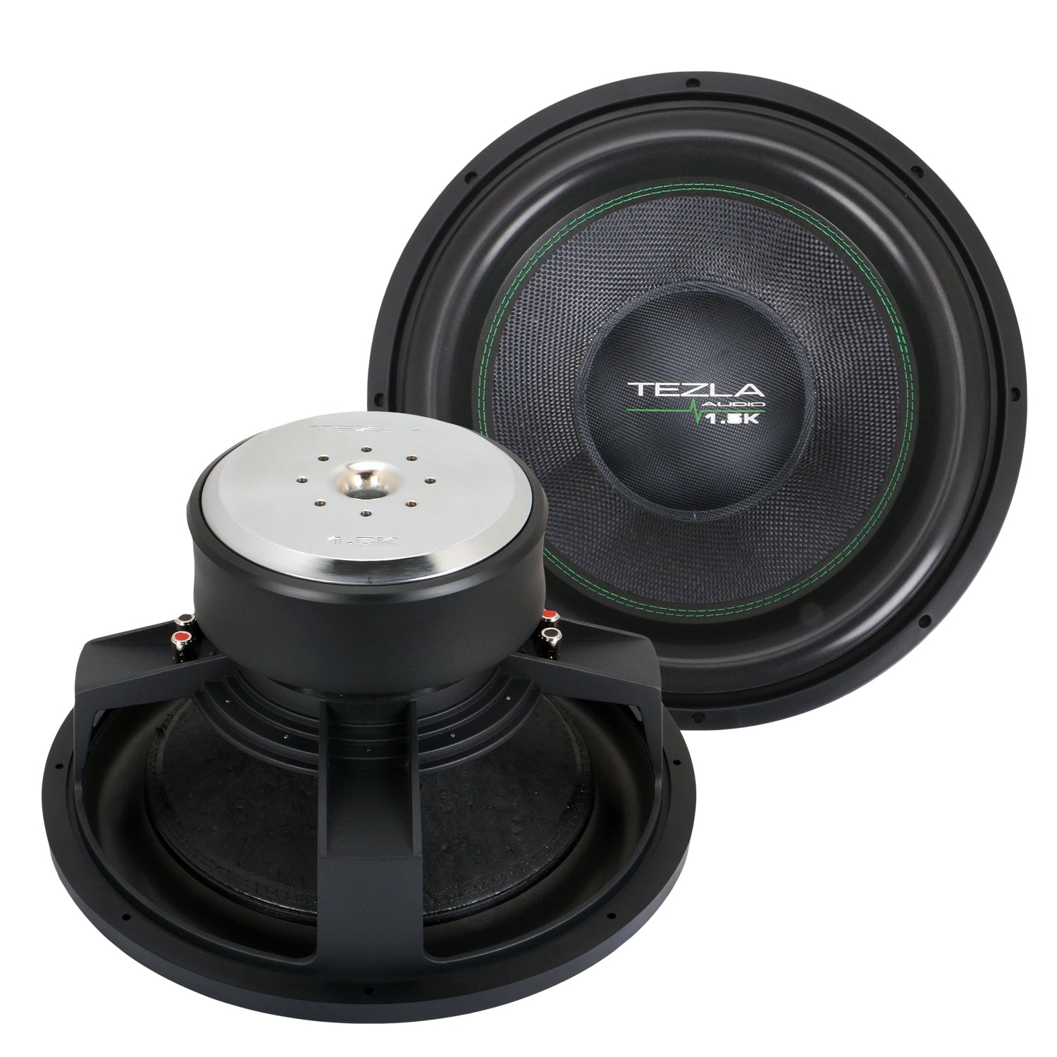 Tezla Audio - TZV115D215K - High Performance Car Subwoofer 15 Inch, Du