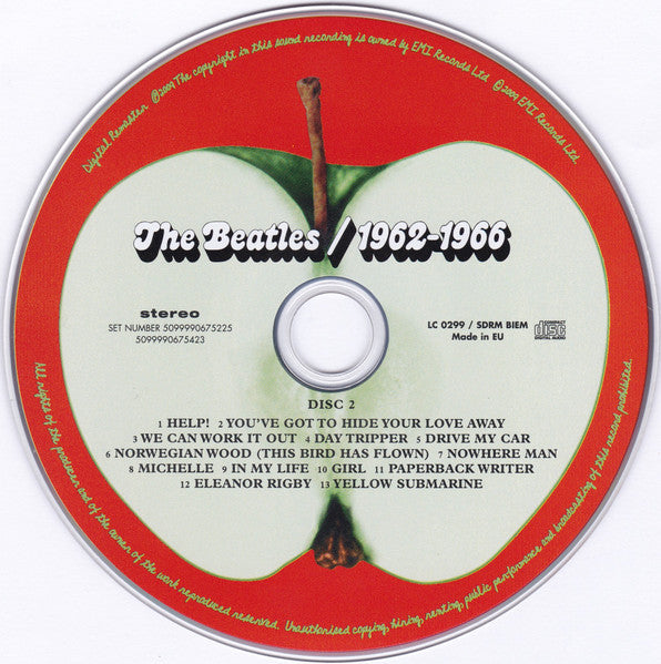 Beatles, The - 1962 - 1966 (CD) – The Cosmic Peddler