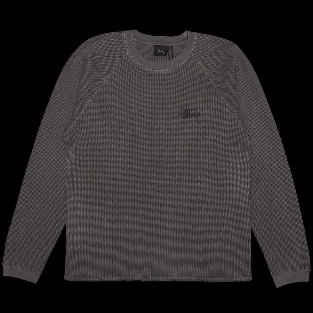 stussy BASIC STÜSSY THERMAL グレーサーマル xs Basic Stüssy Thermal