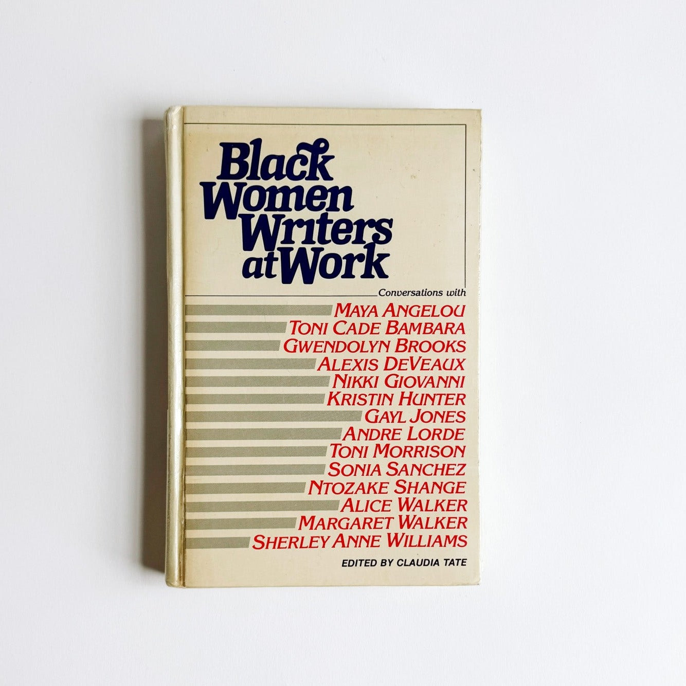 Black Women Writers at Work - Claudia Tate – solace