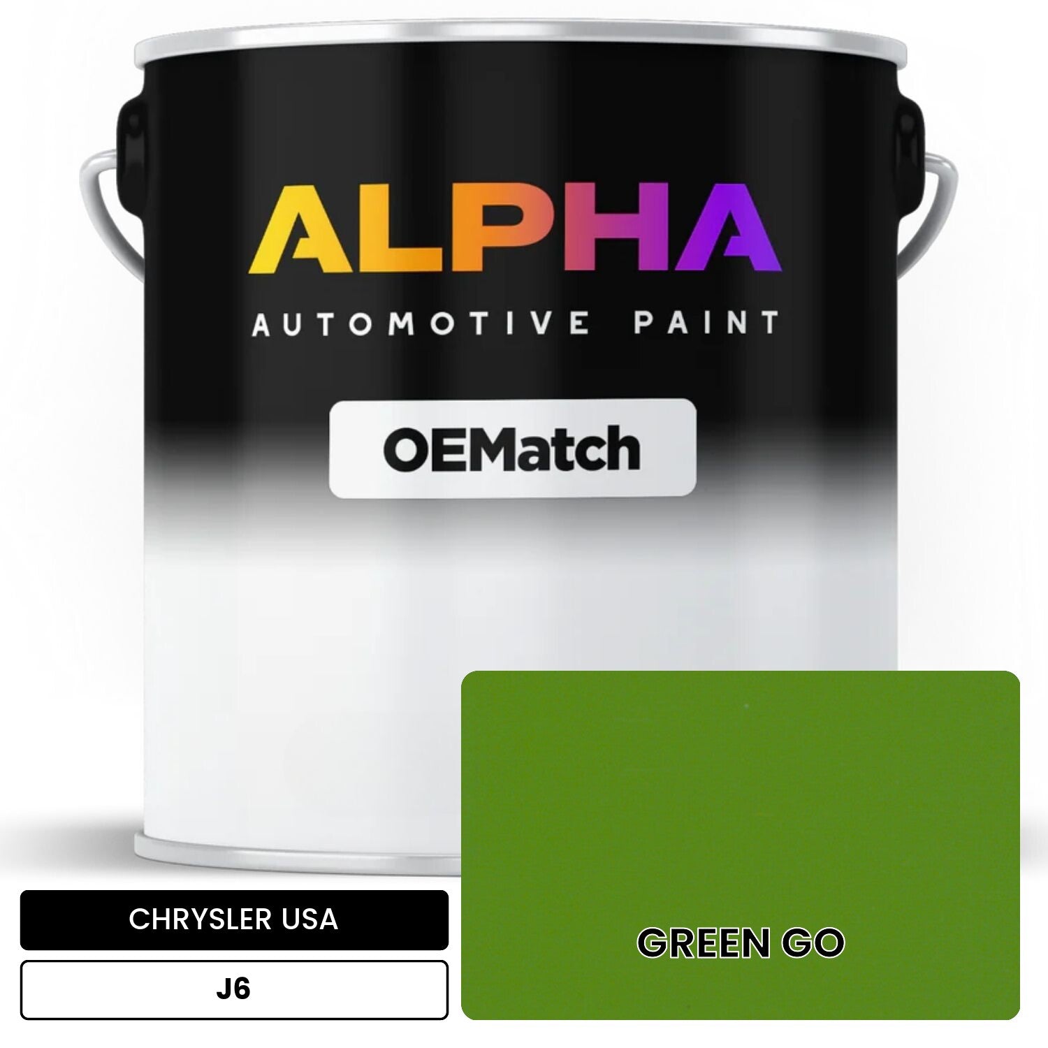 CHRYSLER USA GREEN GO J6 | OEMatch Automotive Basecoat – The Spray