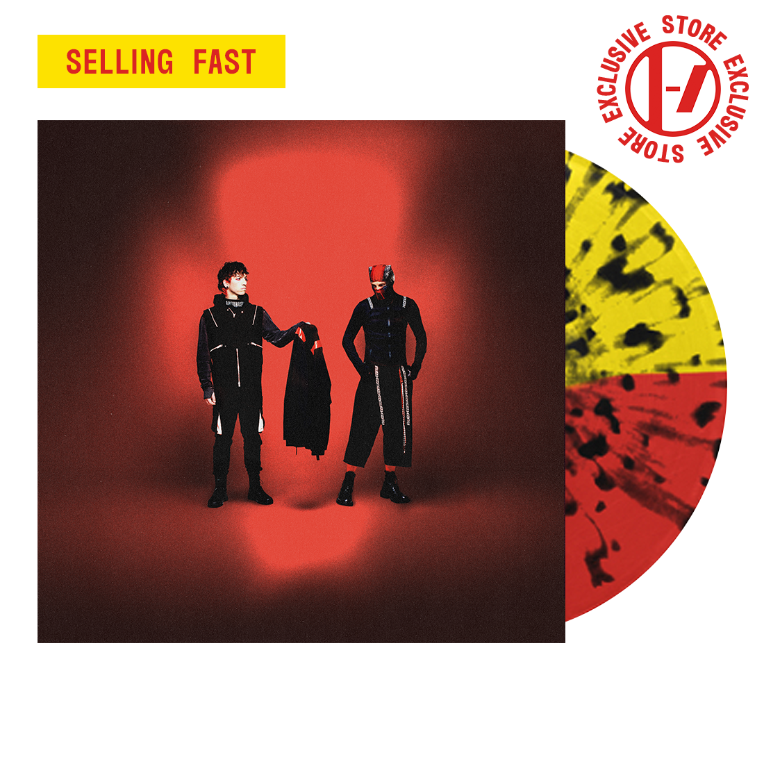 Twenty One Pilots - Breach Limited Edition Red, Yellow, and Black