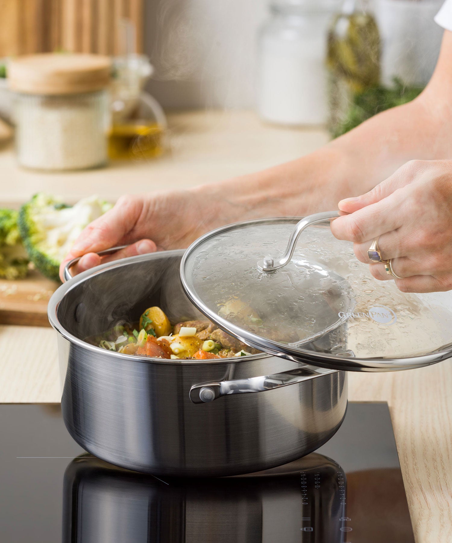 GreenPan / エーペックス キャセロール 20cm - 耐久性に優れた