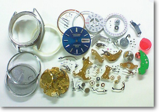 シチズンコスモトロン7801A電子腕時計分解修理 – 【三田時計メガネ店】