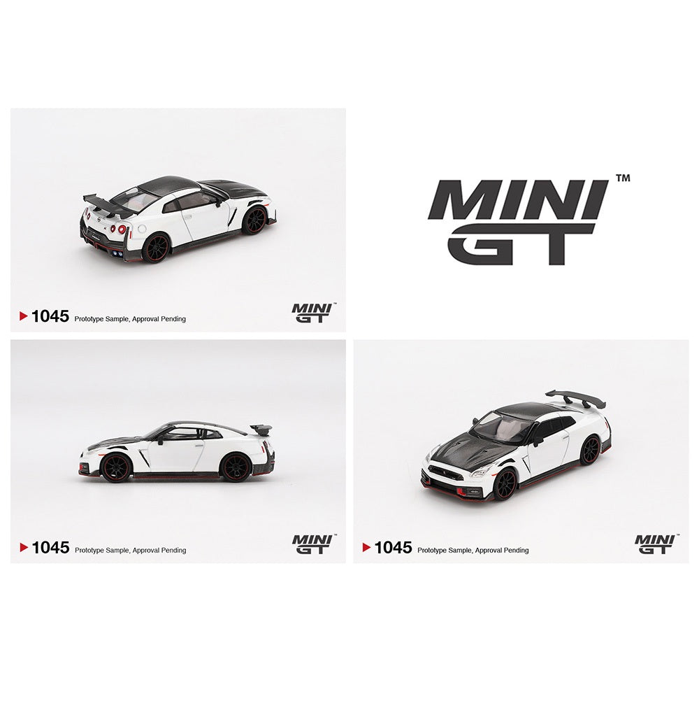 MINI GT 1/64 Nissan GT-R Nismo 2024 – Brilliant White Pearl