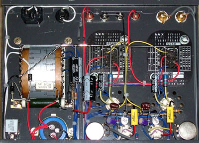 自作6BQ5 シングル真空管アンプ ジャンク品 自作6BQ5 シングル真空管