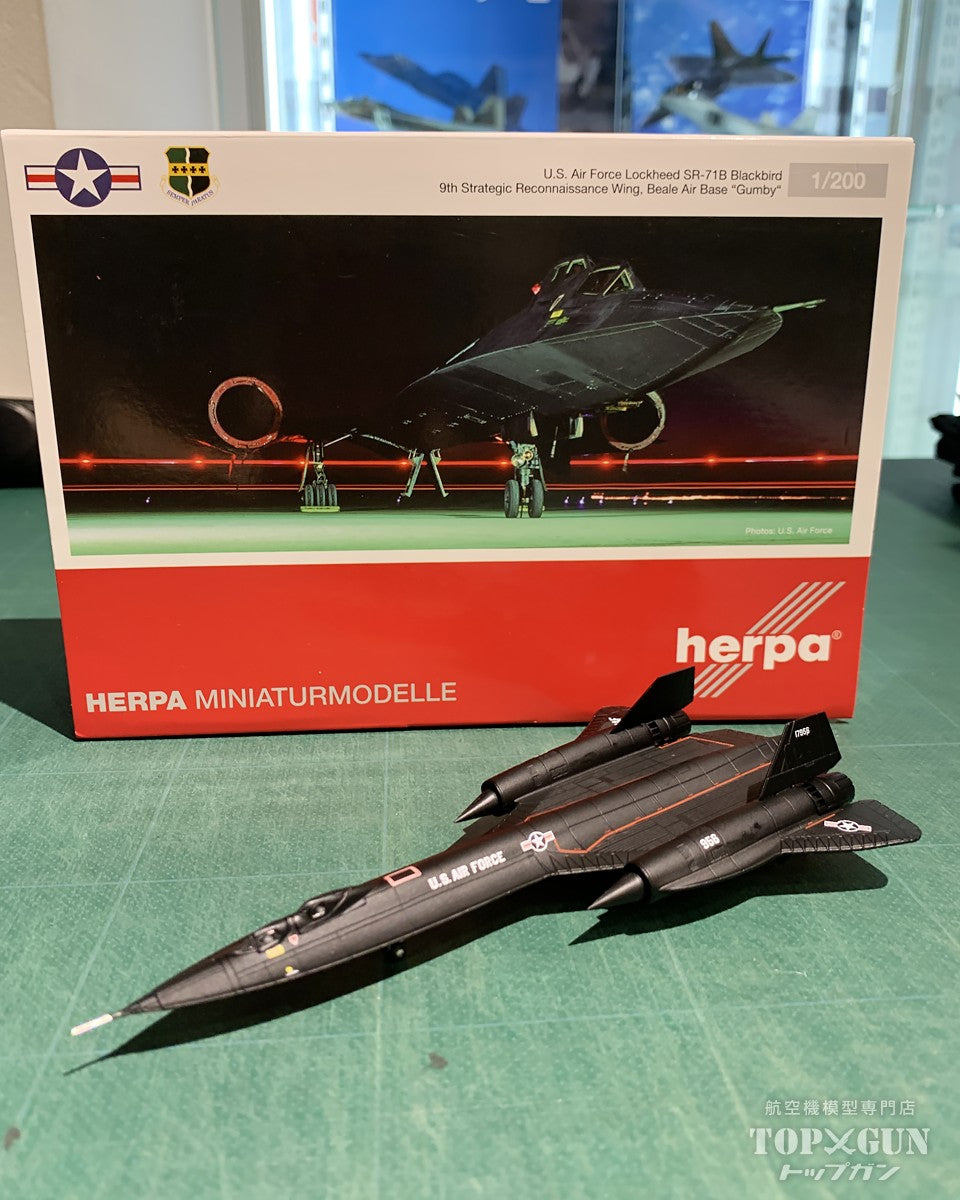 Herpa Wings SR-71B アメリカ空軍 第9戦略偵察航空団 ビール空軍基地