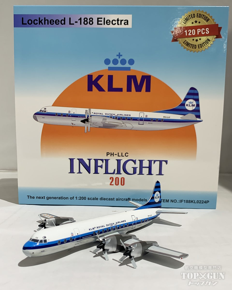 InFlight200 Lockheed L-188C KLM Royal Dutch Airlines PH-LLC 1/200
