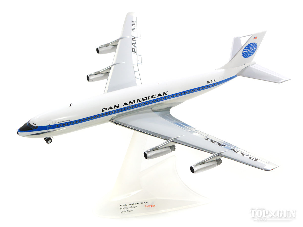Herpa Wings 707-320 パンアメリカン航空 60年代 N715PA 1/200 ※金属製