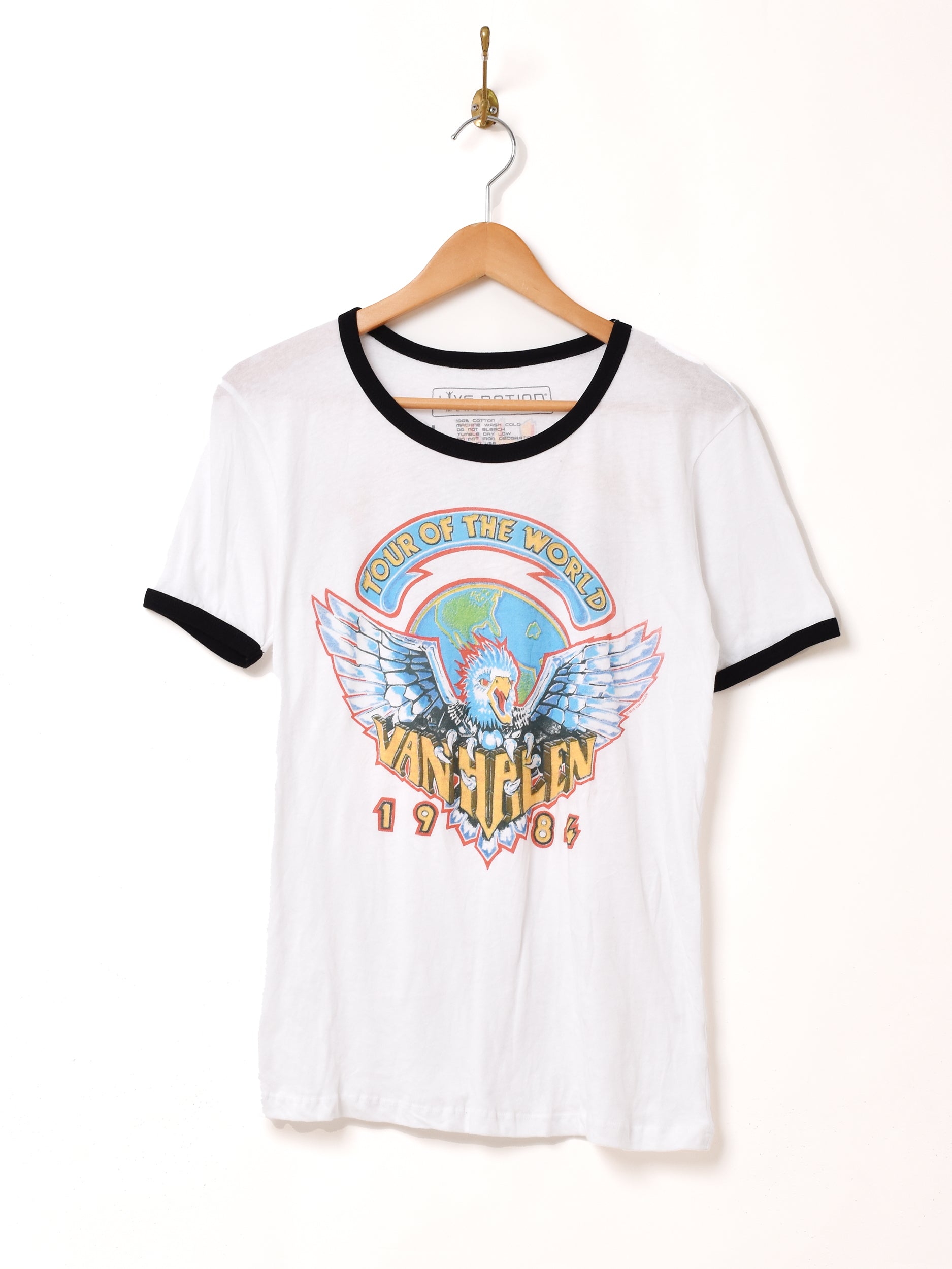 アメリカ製 Van halen 1984 ツアーTシャツ – 古着屋Top of the Hillの