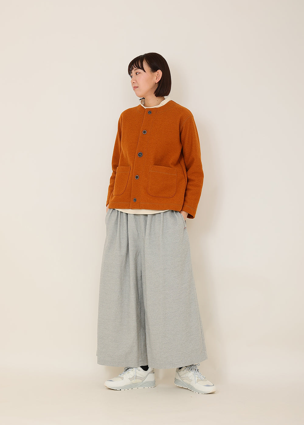 強縮ウールジャケット│to touch