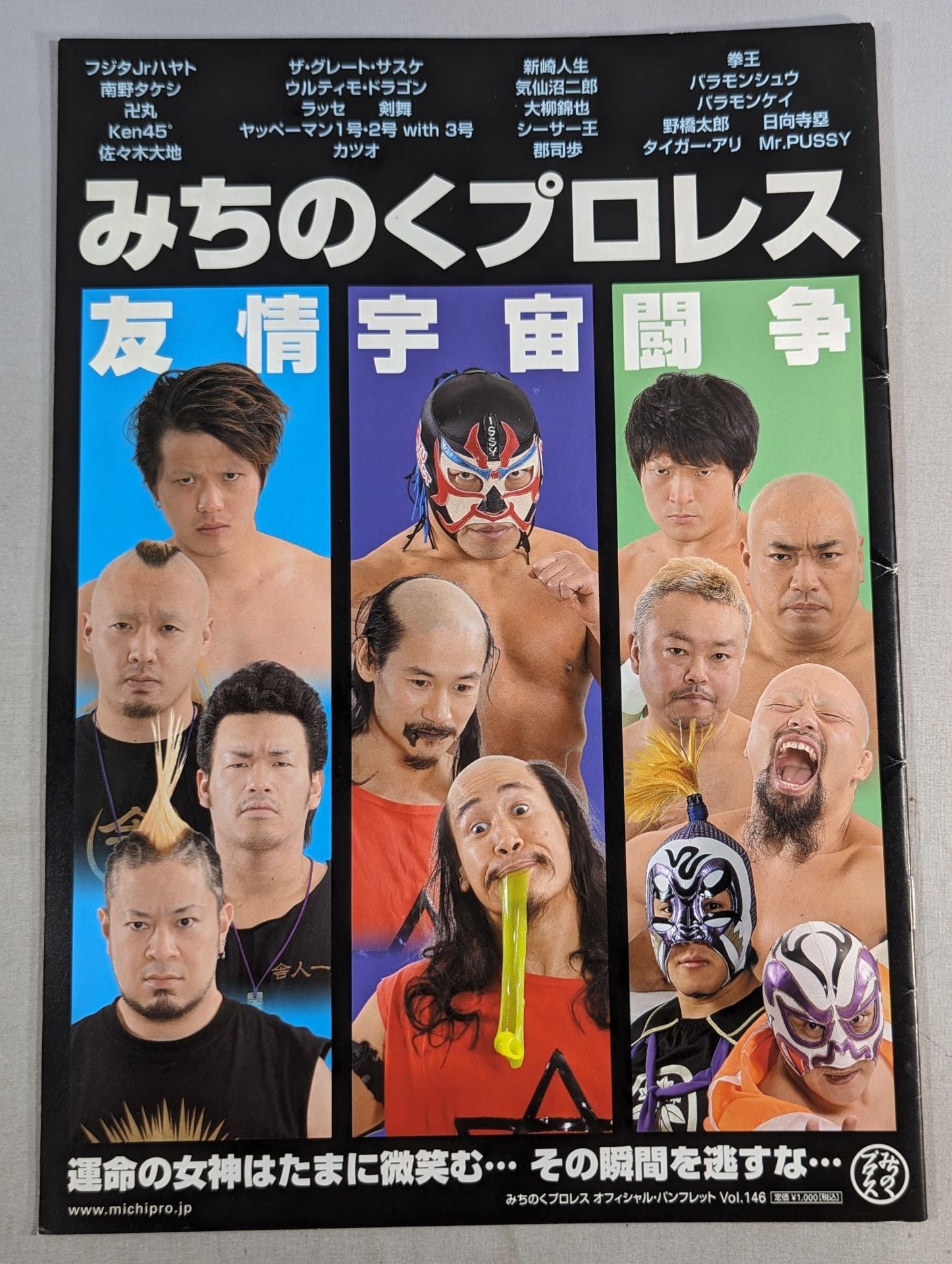 みちのくプロレス オフィシャルパンフレット Vol.146 – 闘道館