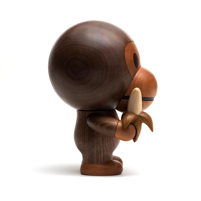 BAPE X TOYQUBE WOODEN BABY MILO – TOYQUBE.COM