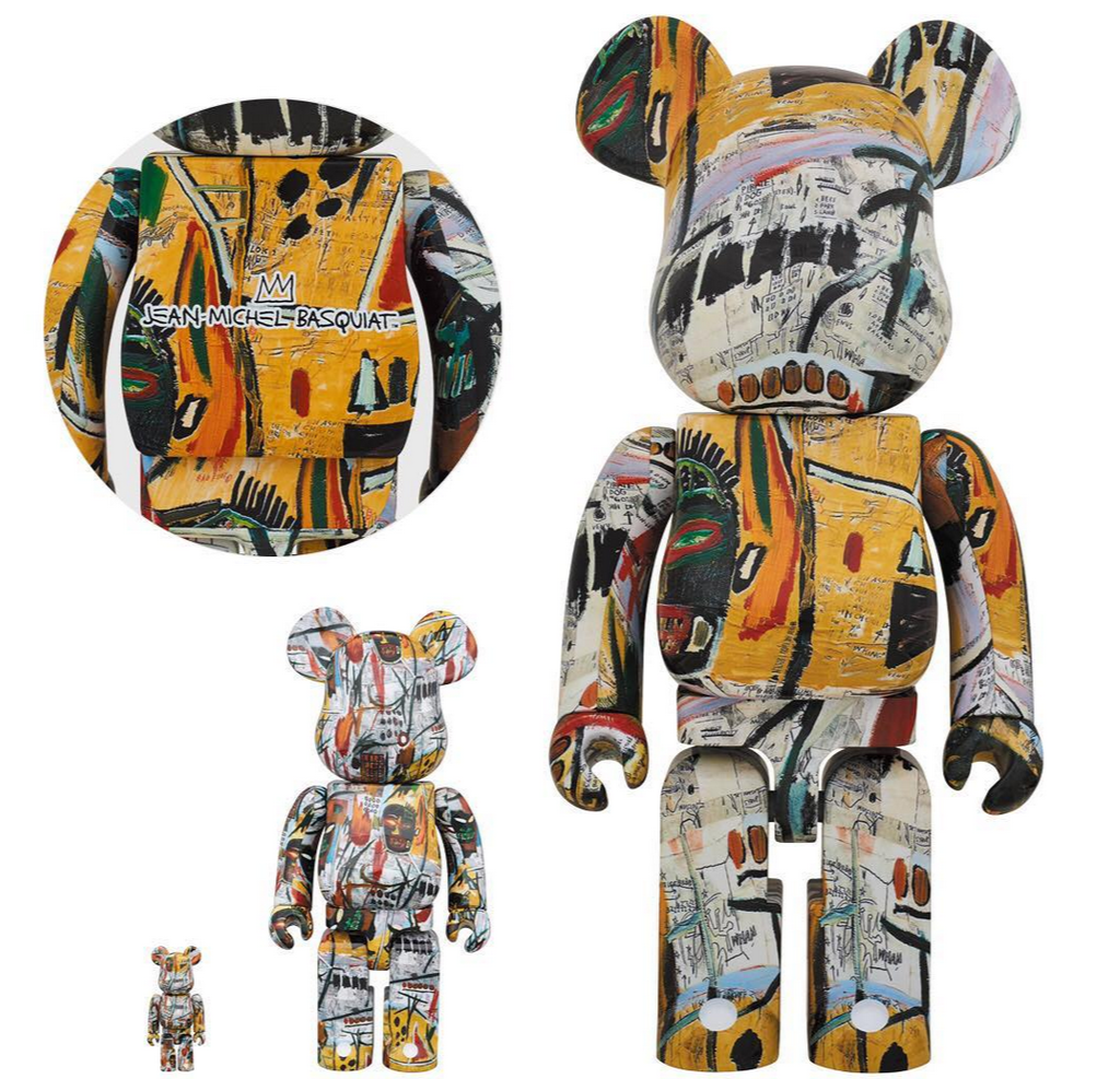 Jean-Michel Basquiat 100% + 400% Bearbrick Set – TOYQUBE.COM
