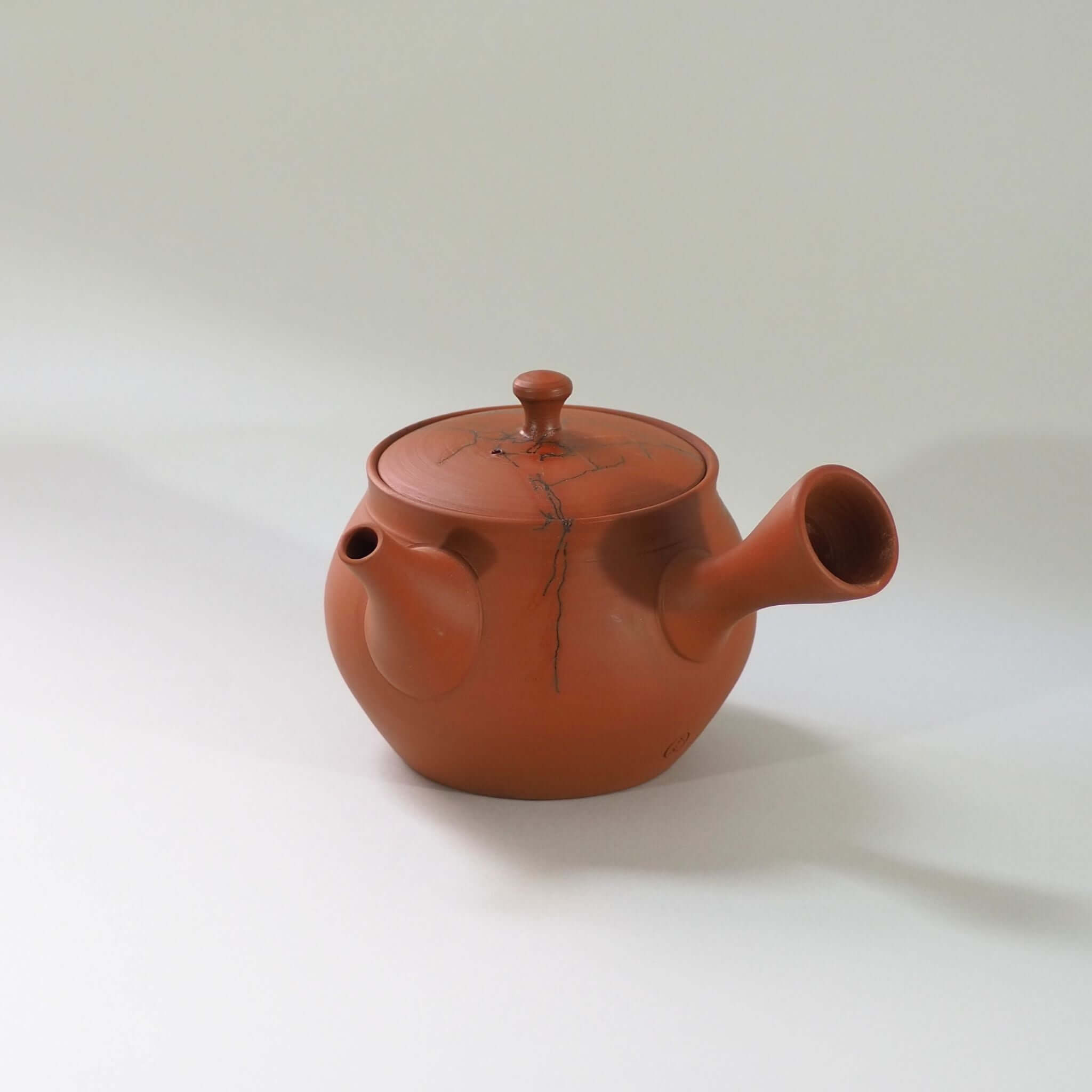 鉄画軒 戴玉屏製 紫砂 朱泥 急須 鉄画軒 戴玉屏製 紫砂 朱泥 急須