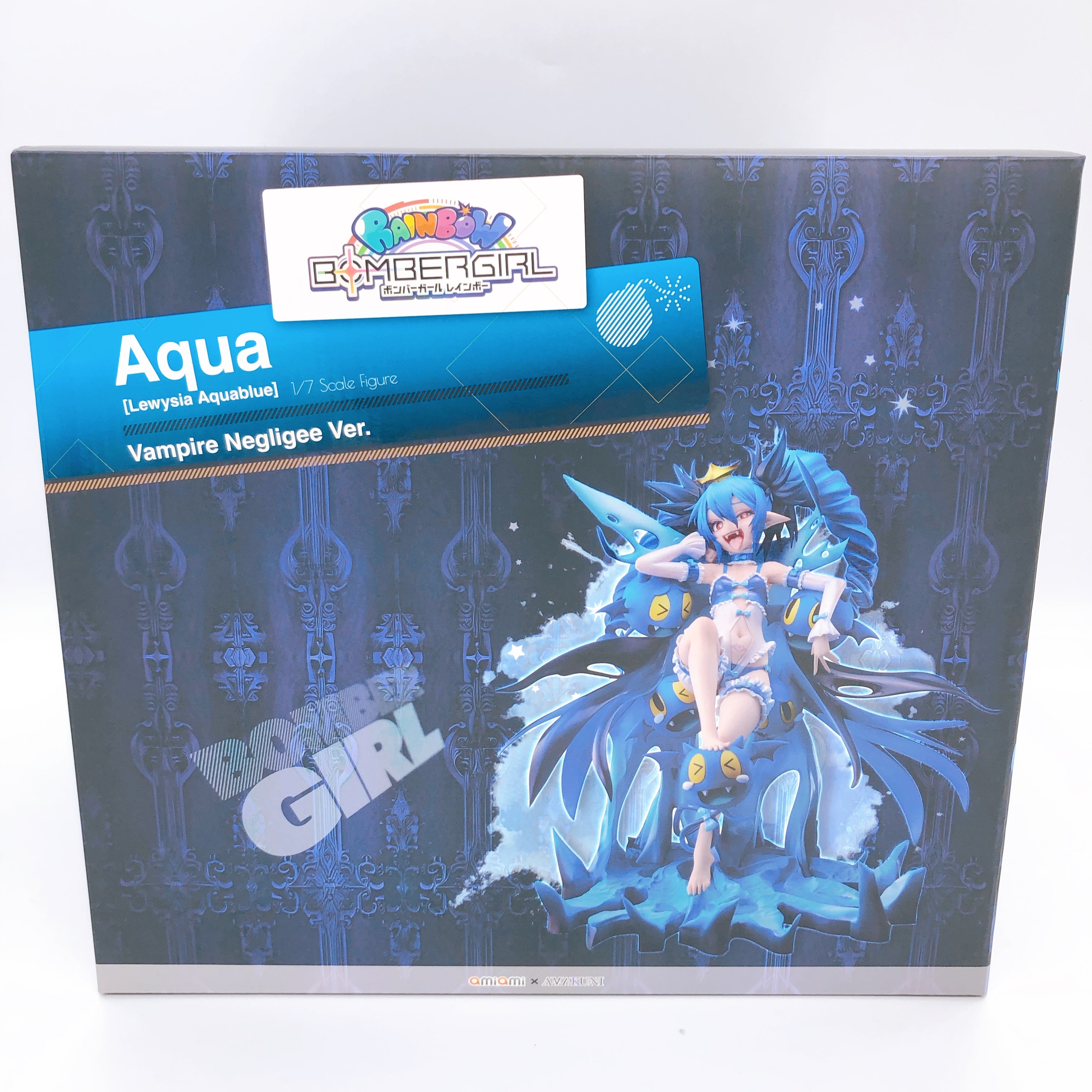 BOMBERGIRL Aqua Lewysia Aquablue Vampire Negligee Ver 1/7 Figure AmiAm