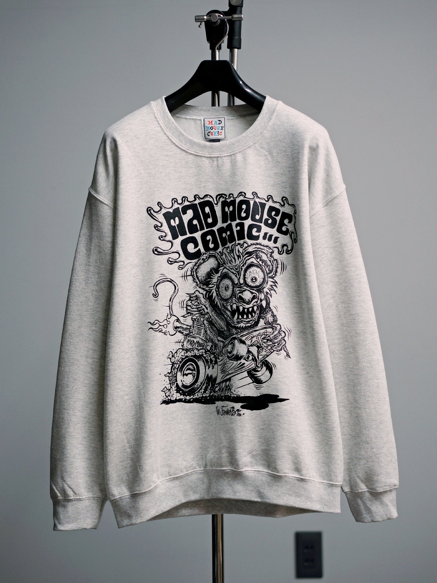 MAD MOUSE COMIC | Von Franco Sweat - Ash Gray – TRUMPS