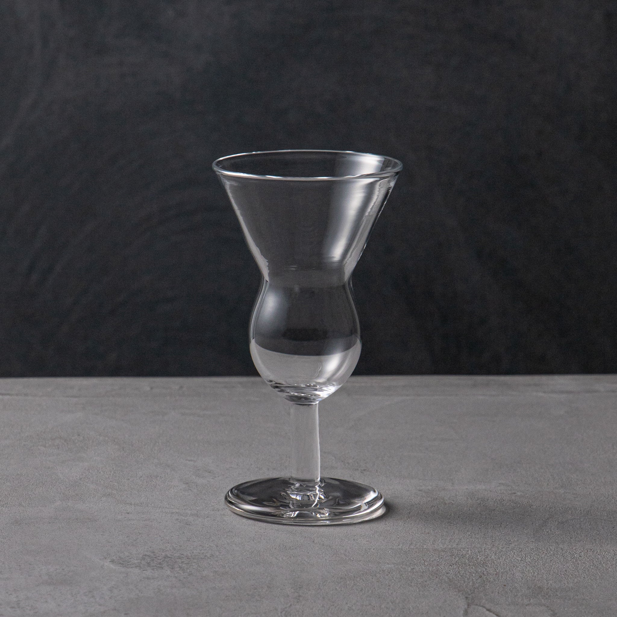 ガラス専門店 │ 吹きガラス │ 髙橋禎彦 │ 足つきミニグラスクリア