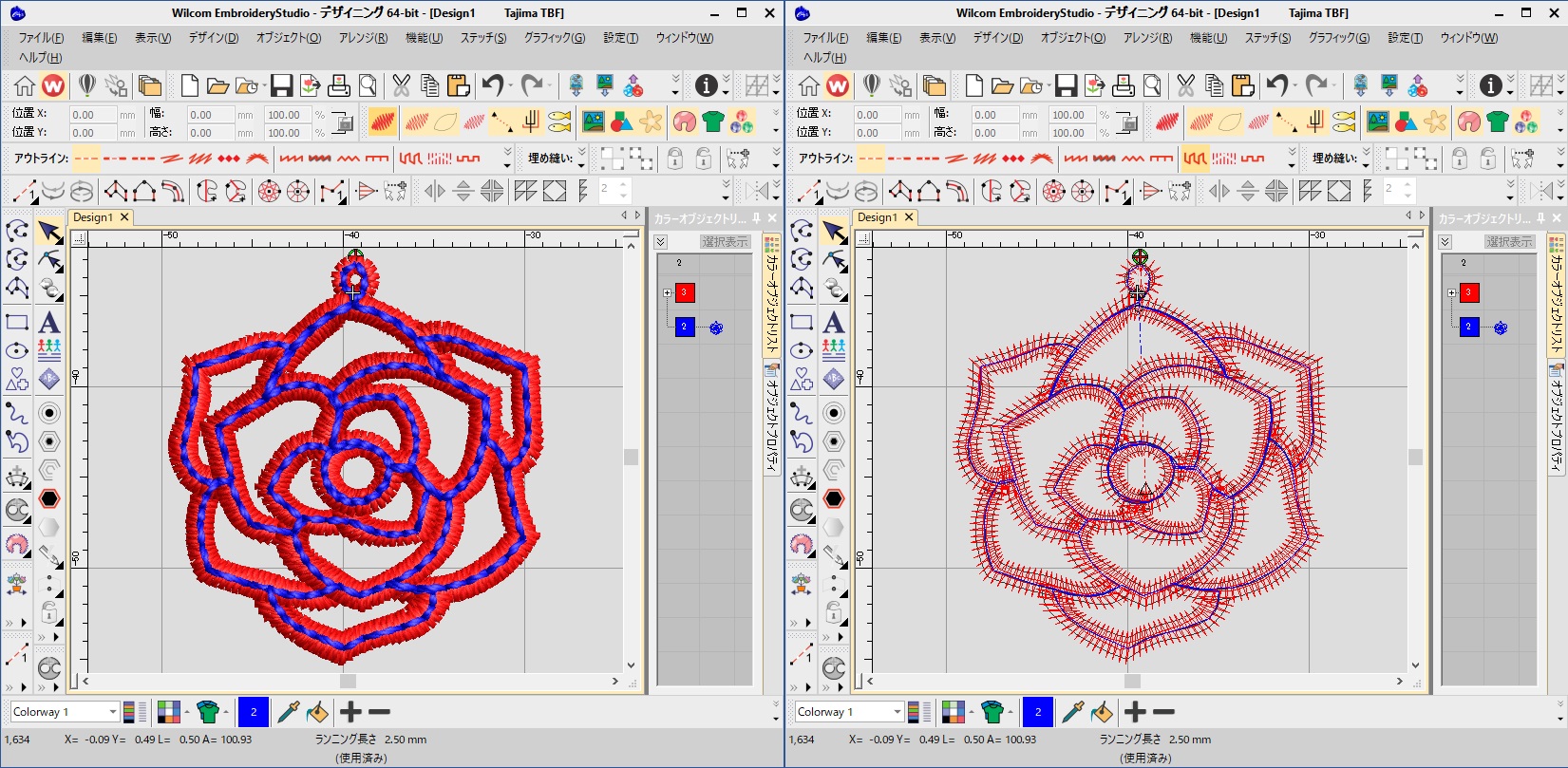 ケミカルレース刺繍データ作成のコツ | オリジナルグッズ製作業者を