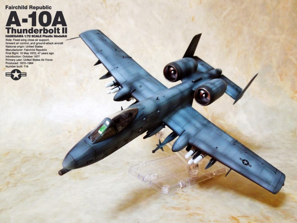 A10サンダーボルトII1:72塗装済完成品模型2機セット(イージーモデル