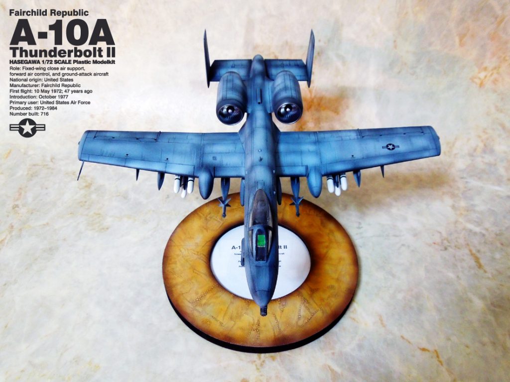 ハセガワ 1/72 A-10 サンダーボルトⅡ（旧キット凸） 完成報告。 – UC