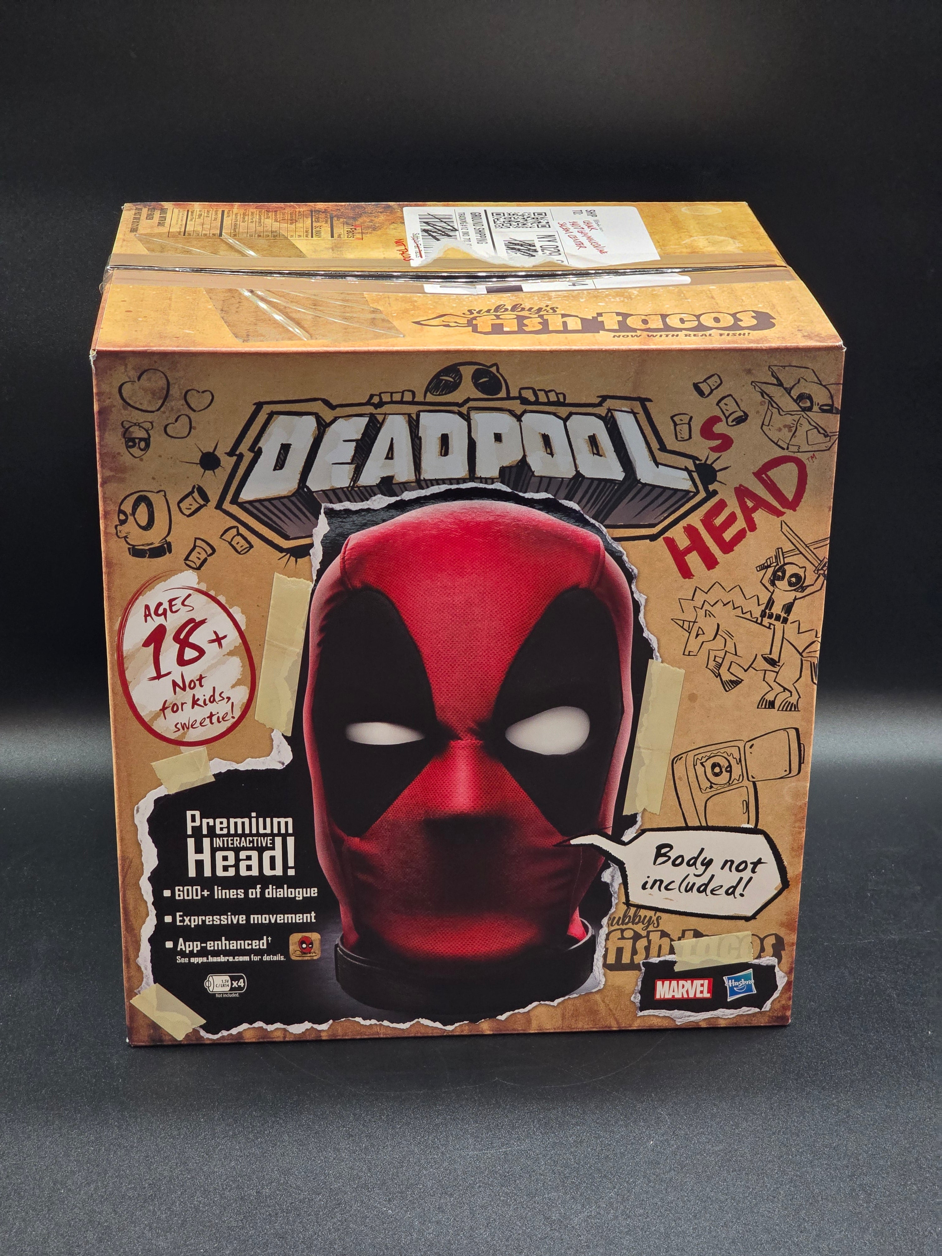 Deadpool Head Marvel Legends Premium Interactive Head – Uncanny