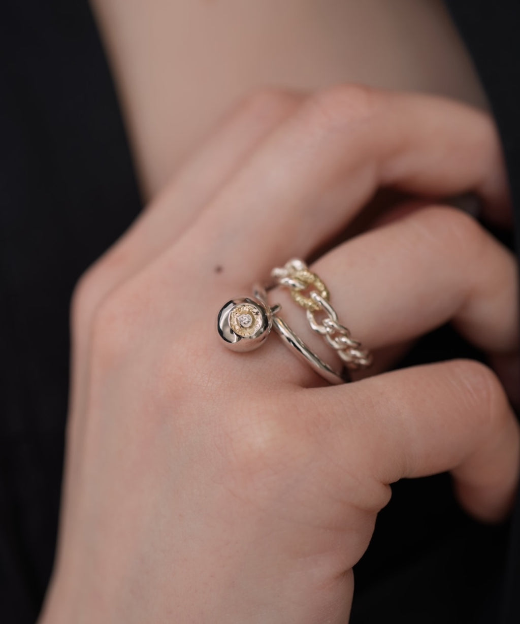 Frost Chain&K10Chain Ring – un by Tomoyo Yoshida | 公式オンライン