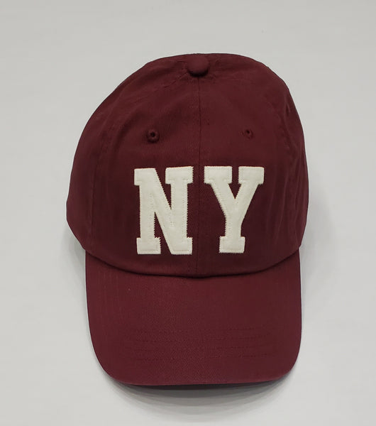 Nwt Polo Ralph Lauren Burgundy NY Adjustable Hat | Unique Style