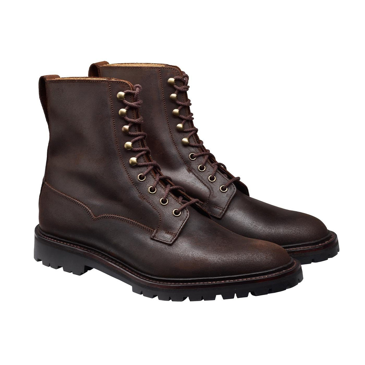 Grizedale Dark Brown Rough-Out Suede – Crockett & Jones US