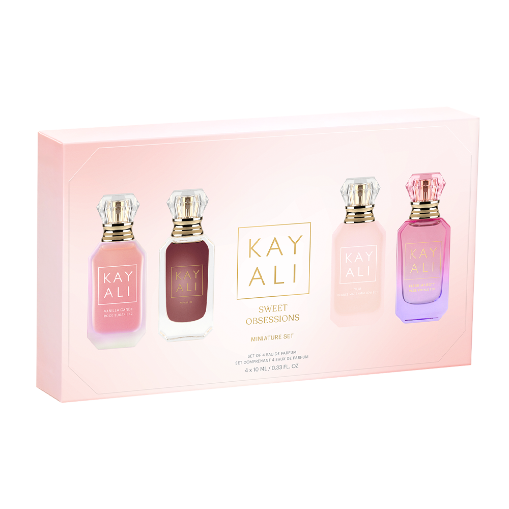 KAYALI Sweet Obsession Miniature Set | 4x10ml Travel Set – KAYALI US