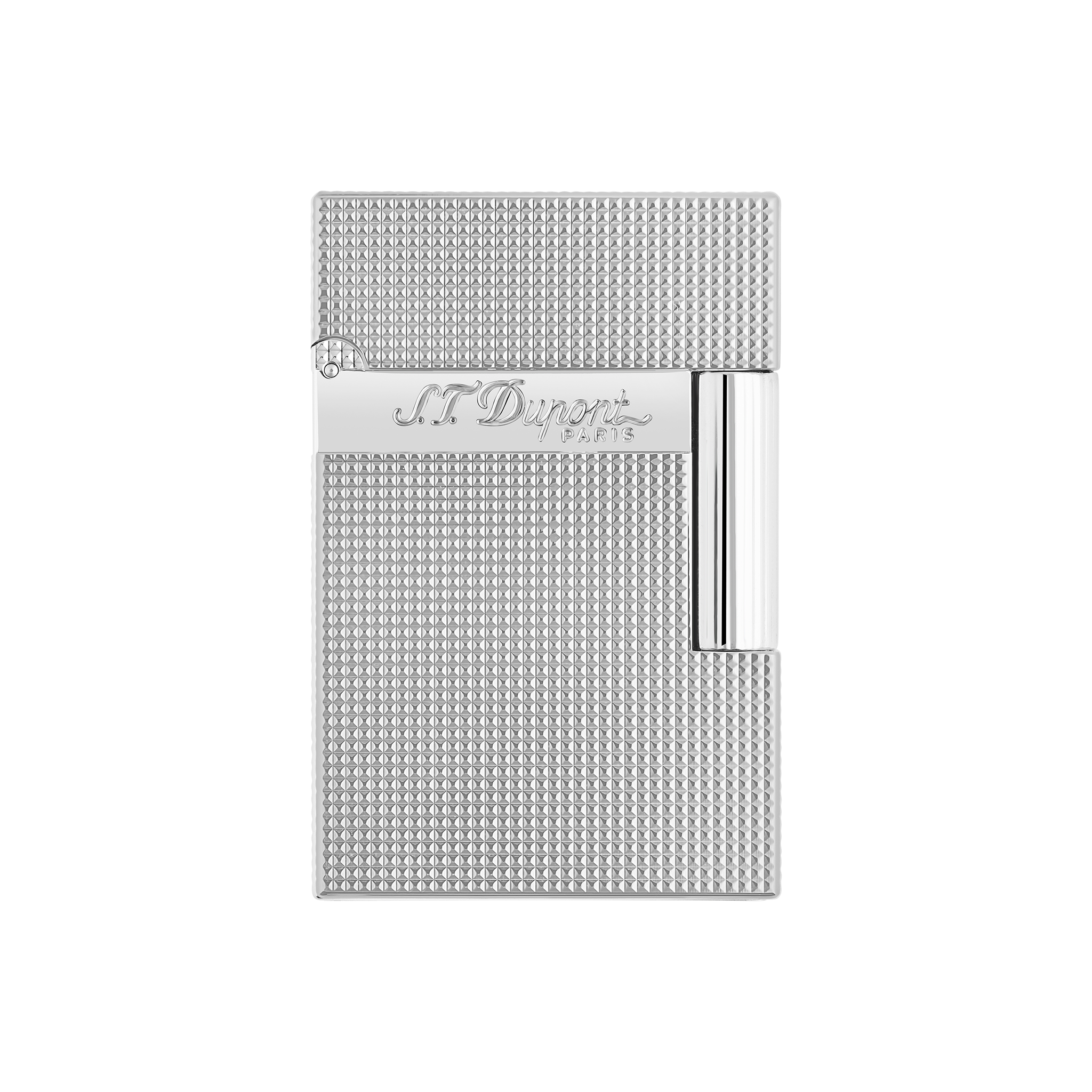 Line 2 Small Microdiamond Head Palladium Lighter - Luxury Lighter