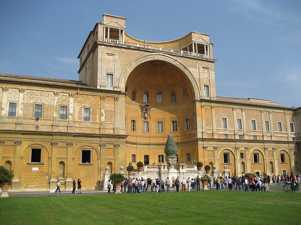 The Pinecone Courtyard at the Vatican - Vatican Tips